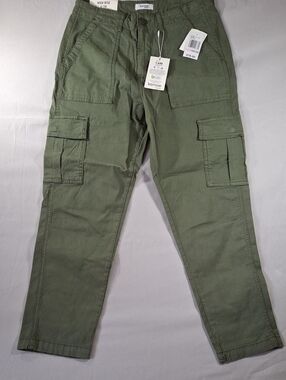 Kensie Olive Green Cargo Pants with Thigh Pockets
